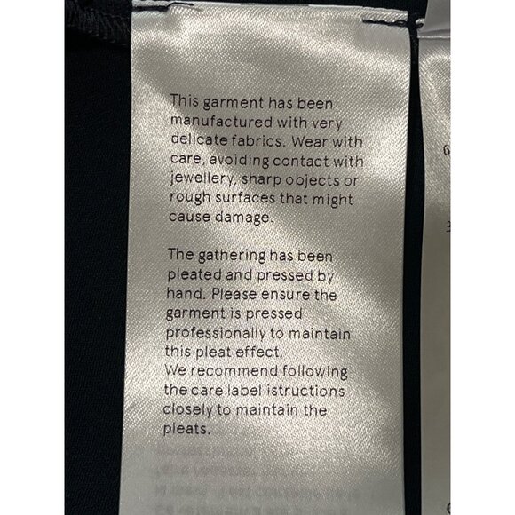 Stella McCartney Black Ruffled Hem Skirt Womens Size S - Picture 5 of 6